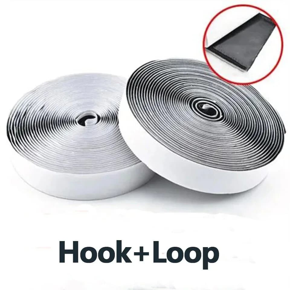 Forte nastro di fissaggio autoadesivo con gancio e anello Nastro adesivo Magic Nyon adesivo con cinturino per colla per DlY Craft 2 cm * 2/5/10 m