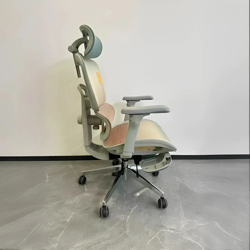 Sedia da Ufficio Ergonomica con Braccioli Regolabili, Poggiatesta e Supporto Lombare, Sedia Girevole Premium per Gaming e Ufficio con Poggiapiedi