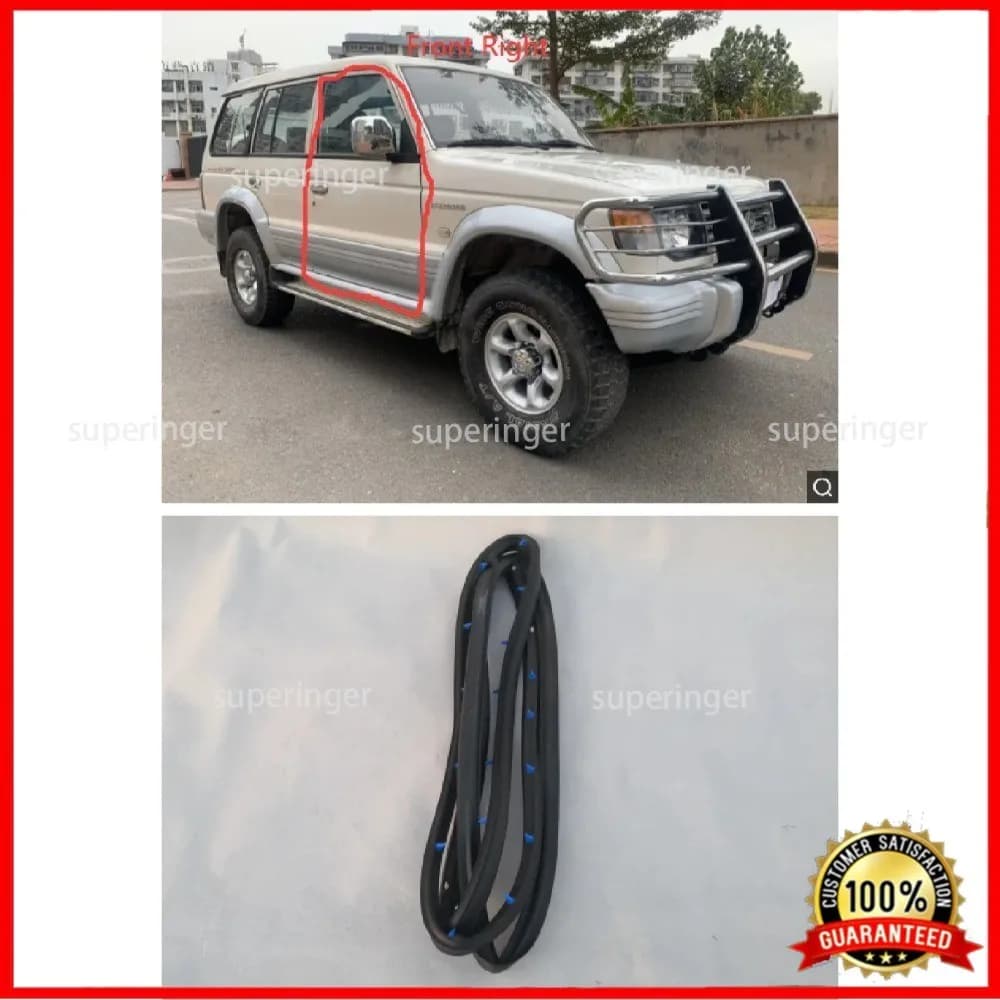 MR120676 Front Right Door Opening Weatherstrip For Mitsubishi Pajero Montero V31W V43W