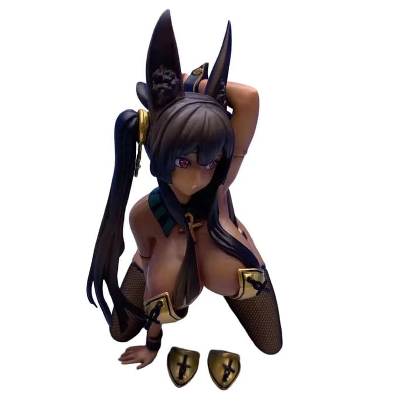 16cm Fate Anubis Bunny Girl Anime Figure Prone Pose Beautiful Girl PVC Statue Model Desktop Ornament Collectible Gift For Anime