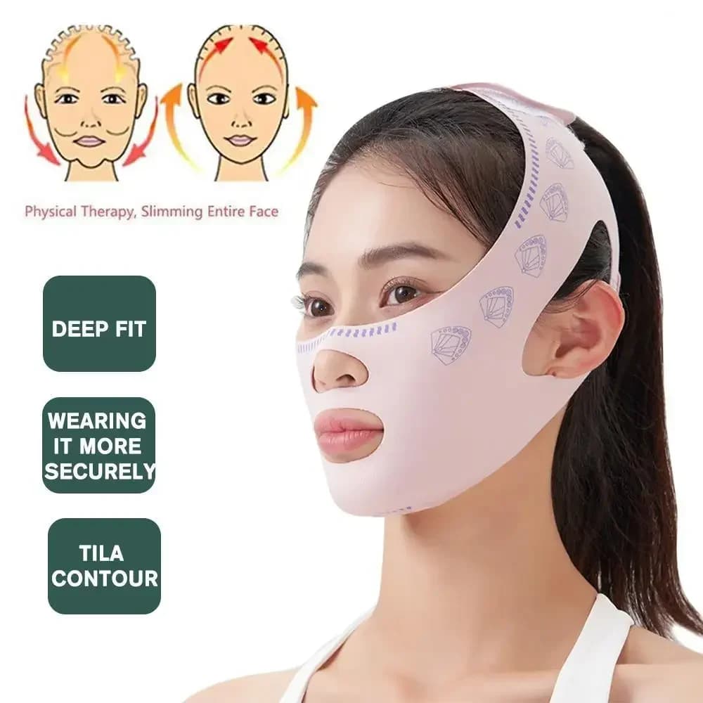 Benda Breathable Modeling for V Face, Slender Mask for Cheeks, Reduces Double Mint, Benda Modeling Anti-Wheel V-Line