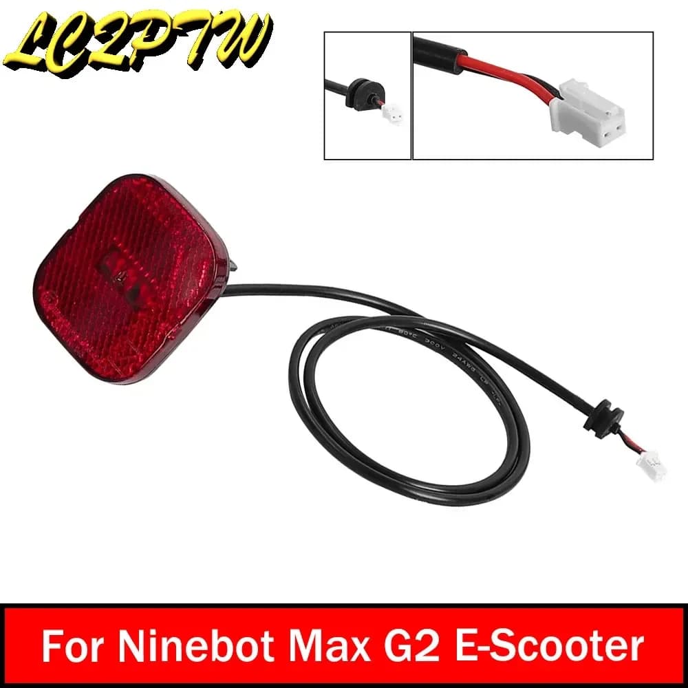 Fanale posteriore impermeabile semaforo di sicurezza scooter elettrico parte di ricambio parafango posteriore luce freno lampada a LED per Ninebot Max G2
