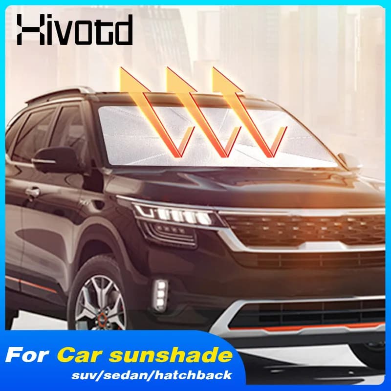 Parasole universale per auto Parasole Parabrezza Ombrello Parasole con scheletro Accessori auto Prodotto per tutte le auto
