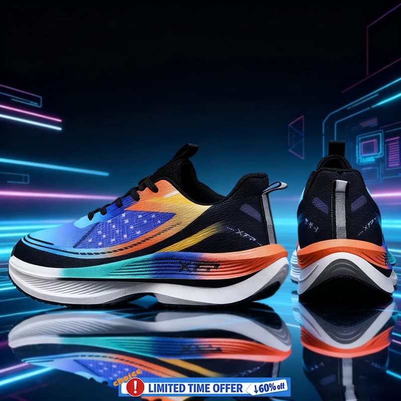 Scarpe Sportive da Uomo con Piastra in Carbonio, Scarpe da Corsa Maschili, Sneakers da Maratona, Scarpe da Gara Ammortizzanti, Scarpe da Allenamento Atletico per Donna