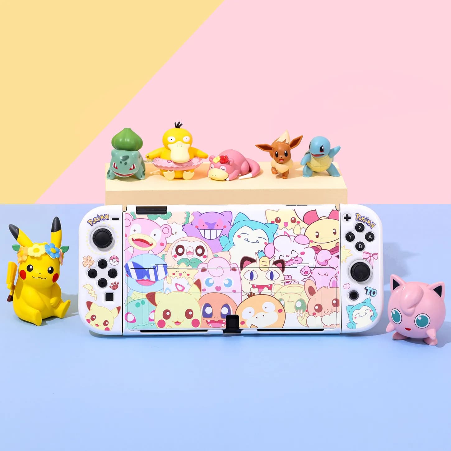 Custodia Protettiva Divisibile Cartoon per Nintendo Switch 2/OLED, Carina e Antiurto, per Joy-Con NS, Accessori per Console da Gioco