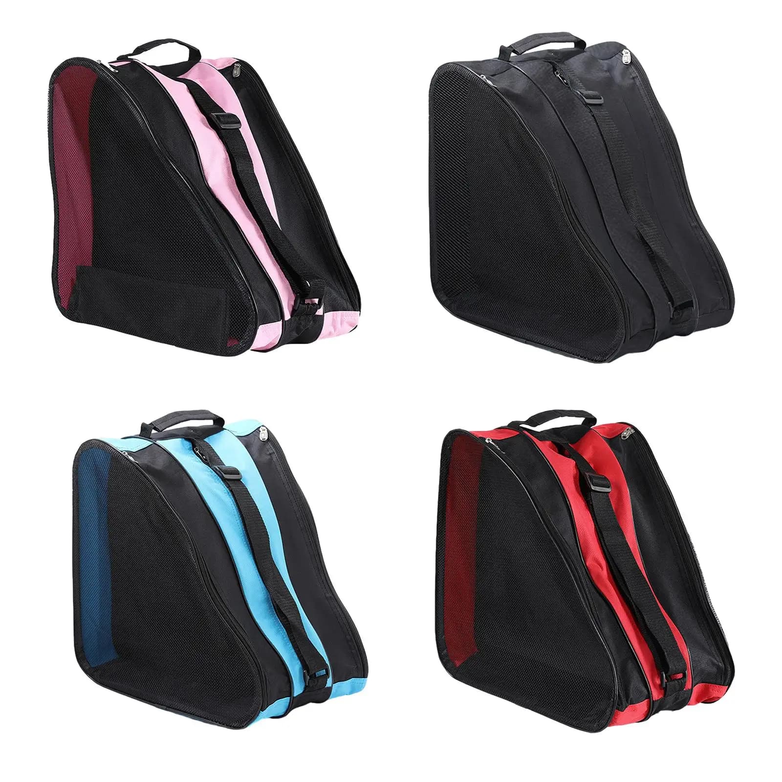 Borsa per pattini a rotelle, borsa per pattini da ghiaccio, borsa per pattini da ghiaccio, borsa per pattini a rotelle, con