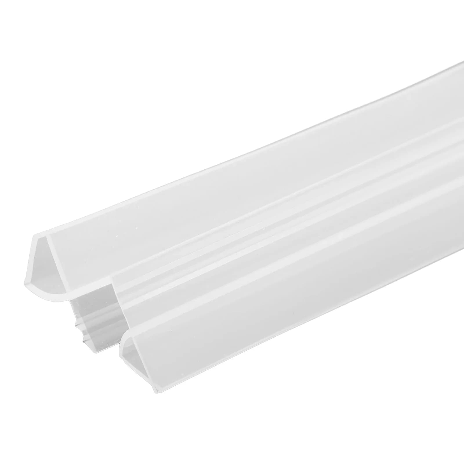 Silicone Rubber H Profile Sealing Strip for Shower Door Glass Casement 2M Weather Resistant Fit for 10-12mm Glass