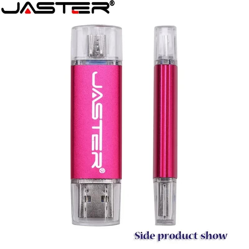 Chiavetta USB 2.0 OTG impermeabile 4 GB Pendrive blu 8 GB 2 in1pen drive 16 GB chiavetta di memoria 32 GB Smart Phone PC Archiviazione esterna