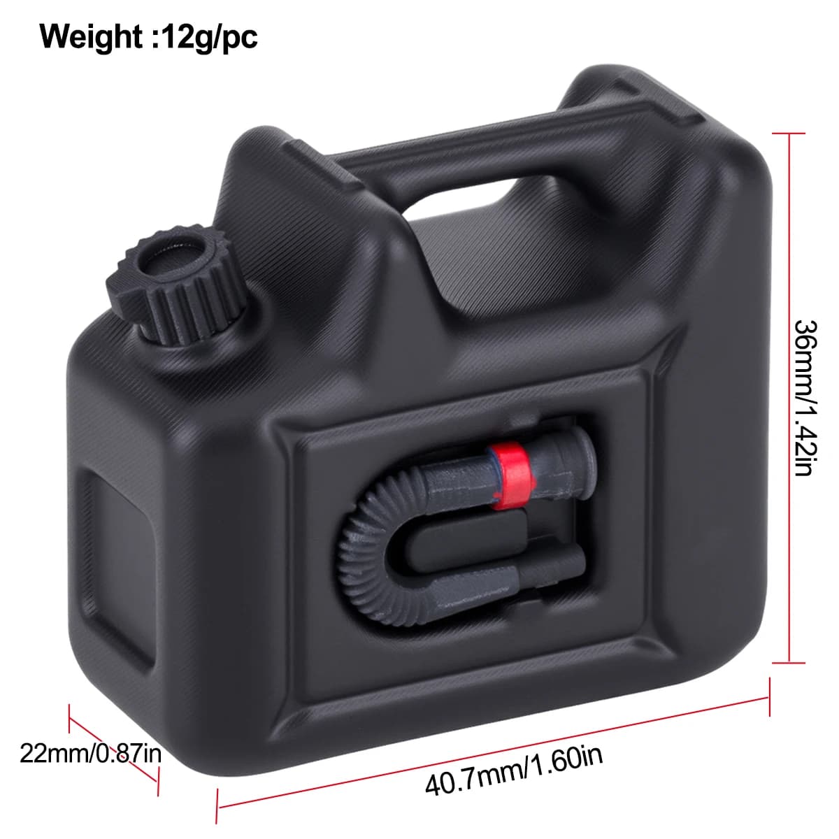 Camping Scale Fuel Tank & Oil Barrel Luggage Rack for 1/10 RC Crawler SCX10 90046 TRX4 D90 D110 DIY