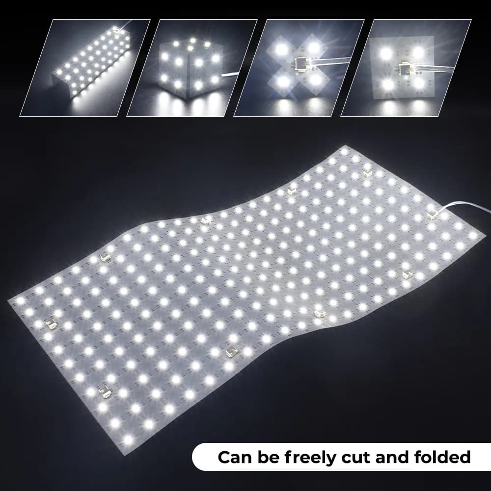 Striscia LED per Tavolo in Marmo Traslucido, Illuminazione d'Atmosfera per Isola Cucina, Sorgente Luminosa DIY, Striscia Luminosa a LED
