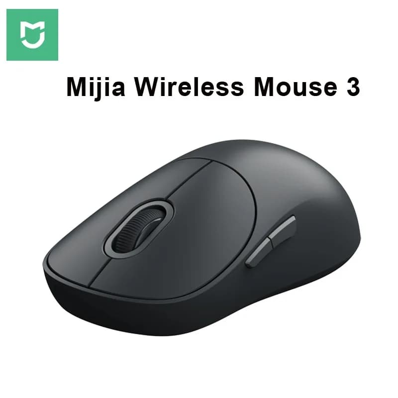 Mouse Wireless Mijia 3, Mouse Bluetooth Dual Mode 2.4GHz, Mouse da Gioco 1200DPI, Ergonomico, Ottico, per Laptop e Computer, con Tasti Silenziosi