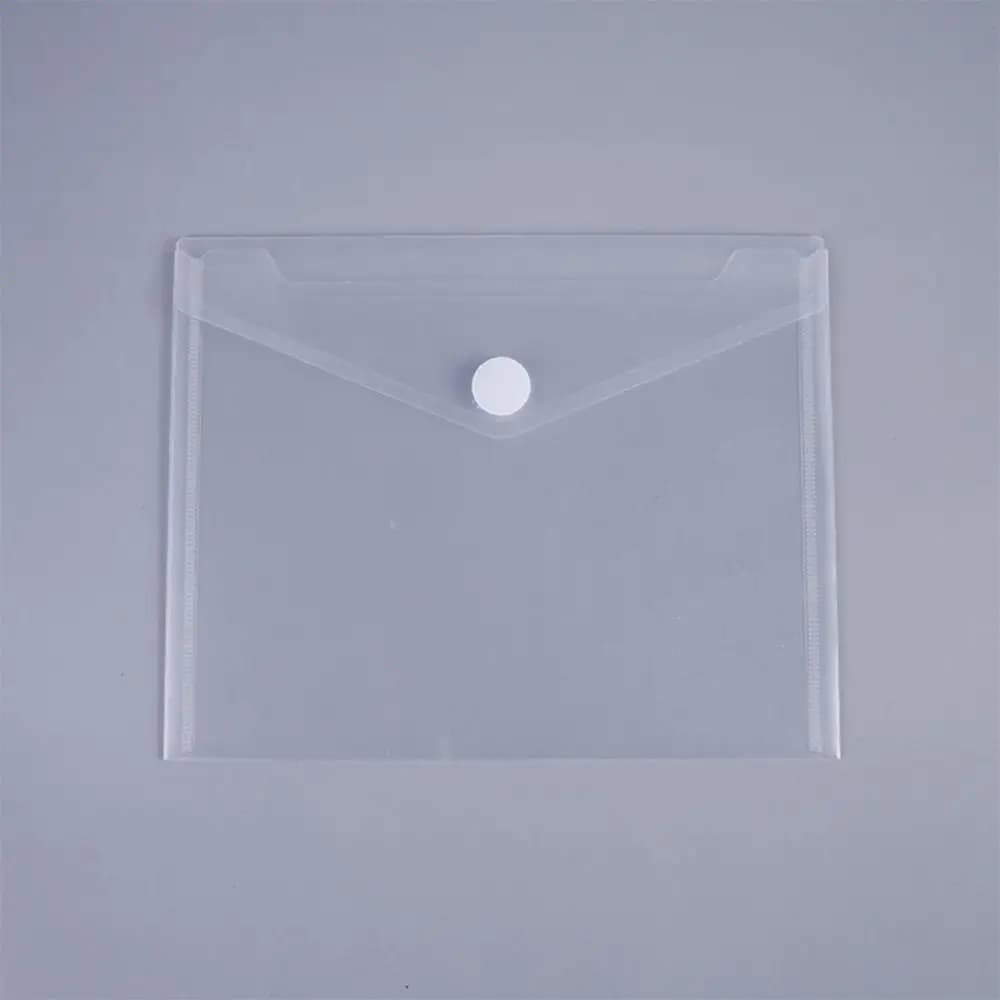 High Quality A4/A5/A7/A8 File Folder Waterproof Transparent Document Folder Plastic Card Paper File Holder Students