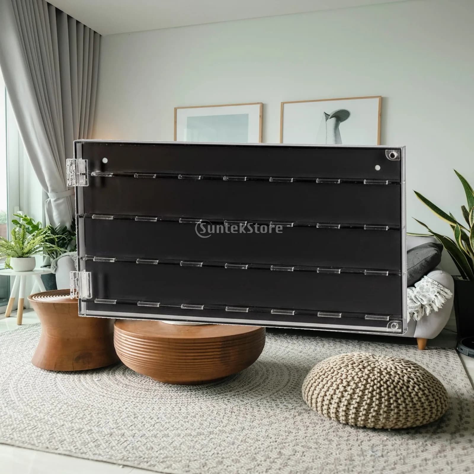 Dustproof Acrylic Pick Case Transparent Display Organizer Music Accessories for Guitars and Performance Collections