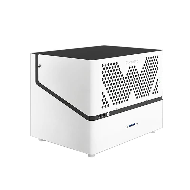 Case NAS a 6 Bay Compatibile con Schede Madri MATX/ITX, 6x HDD/SSD da 2.5/3.5" Hot-Swap, Supporto Alimentatore SFX, Chassis per Server Domestico e Cloud Storage