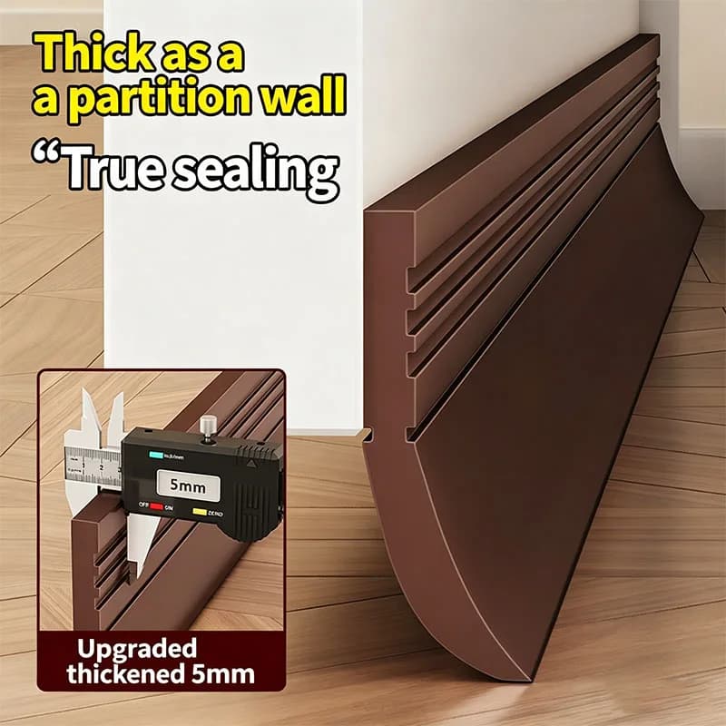 Thicken Windproof Door Bottom Sealer Strip Dust Stopper Noise Reduction Rain Weatherproof Insulation Guard for Home Door