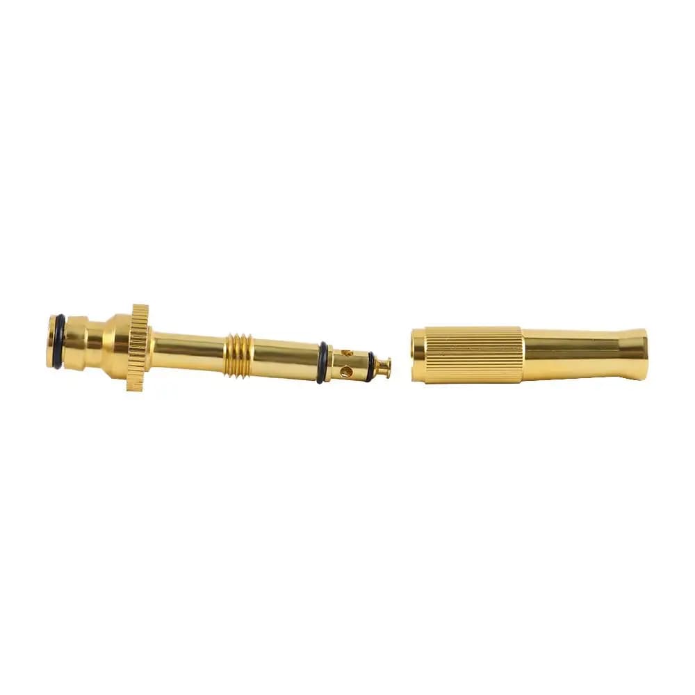 Water spray nozzle for garden tool with adjustable high pressure irrigation for irrigation pipe
