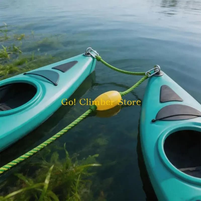 Q84C Floating Drift Anchors Rope with Hook Kayak Tow Rope For Kayak Anchors And Paddles Board Towing With Stainless Steel Clip