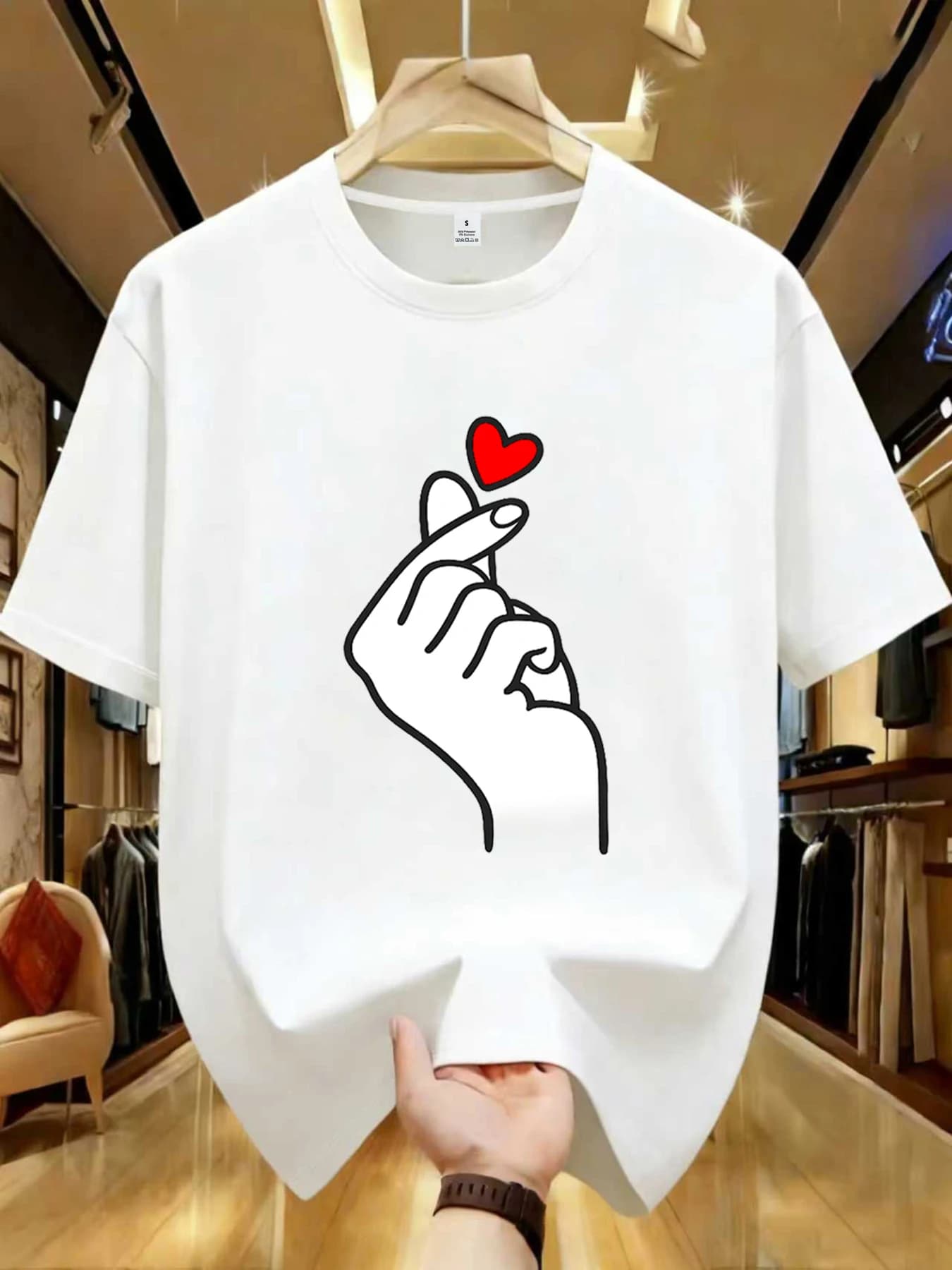 【WZM104131】Bixin Printed Women's Round Neck T-shirt Summer Casual Short Sleeve Top Street Fashion Women's Versatile