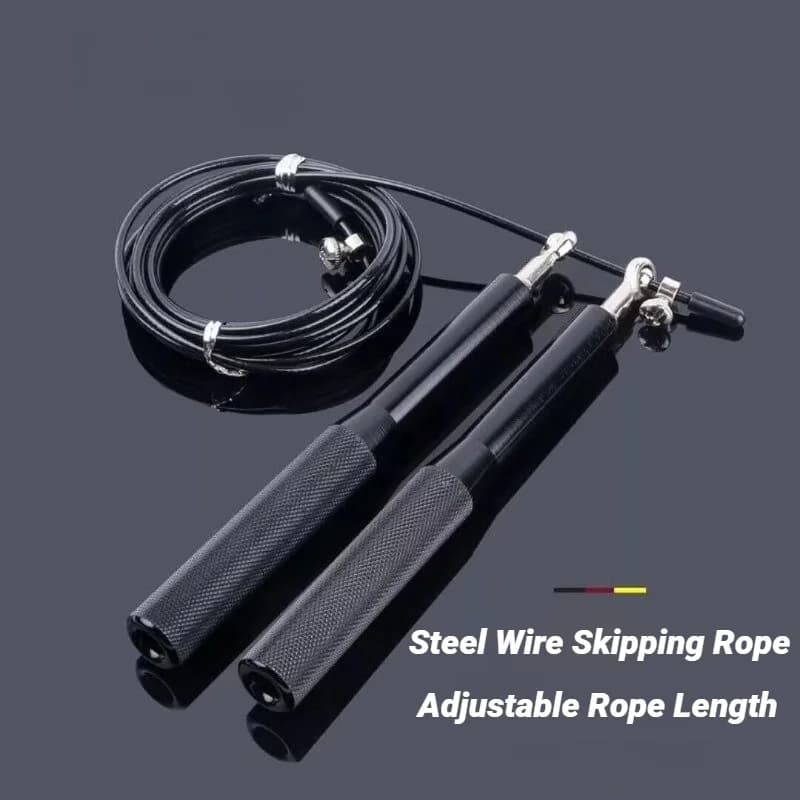 Adjustable Aluminum Handle Metal Jumping Corde Genus Sport Fitness Supplies Fast High Speed Jumping Bearing