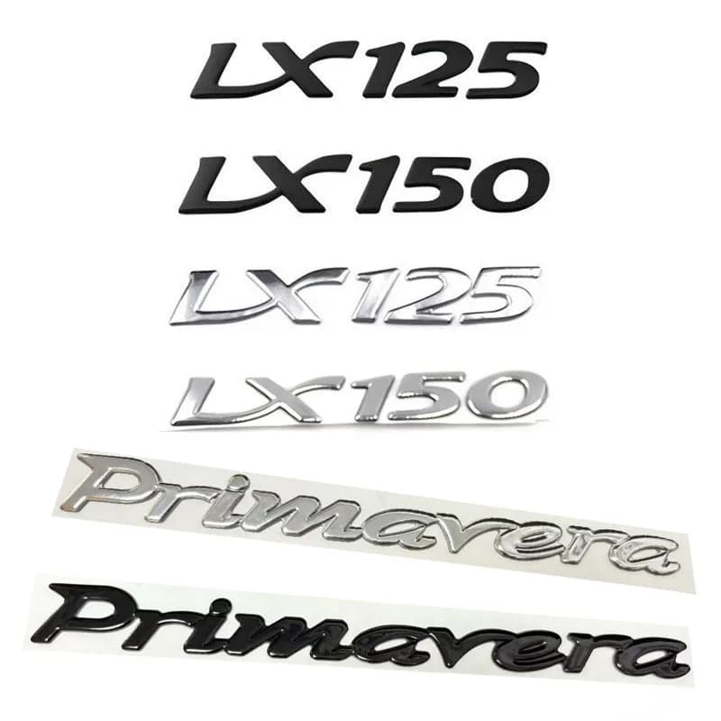 A Set LX125 LX150 Spring Stickers For Vespa GTV GTS Sprint 125 150 150S Piaggio Impermeabile Refit Logo Accessories