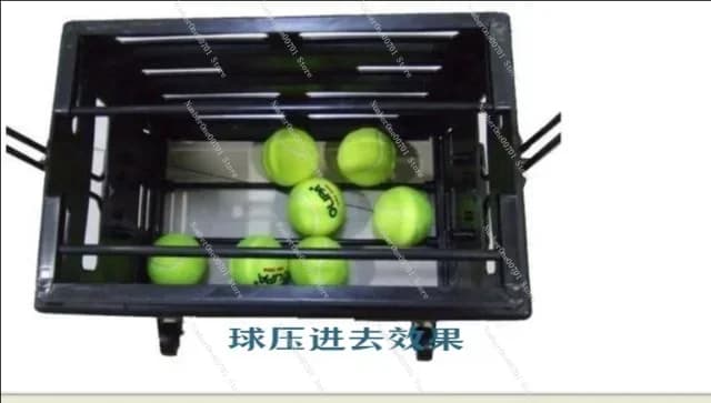 Cesto Raccoglipalline da Tennis Multifunzionale con Ruote, Rete in Nylon Rinforzata Antiurto