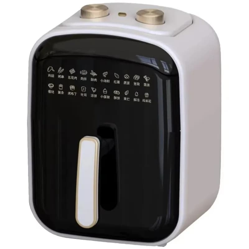 6L air fryer, large capacity multifunctional air electric fryer, household fully automatic all-in-one machine, square oil-free