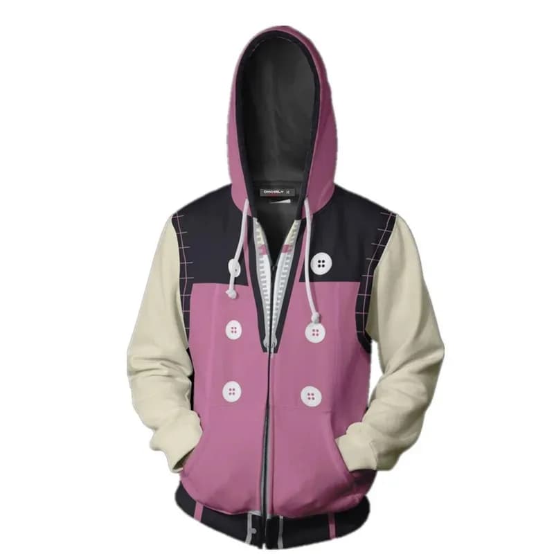 2025 enen Gioco Kingdom Hearts Felpa Sora Felpe con cappuccio Riku Abiti Cosplay Heartless Giacca con cerniera con cappuccio Unisexy Streetwear Hoo