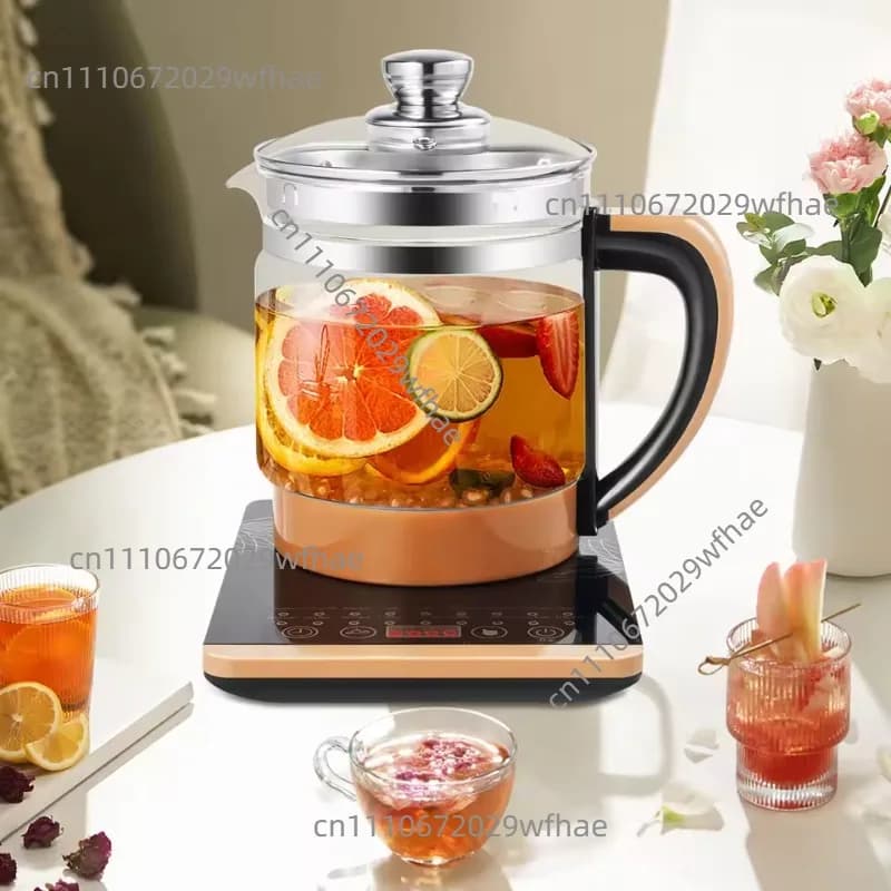 Health pot Thickened glass Fully automatic household multi-functional frying pot 2L liter tea maker Electric kettle