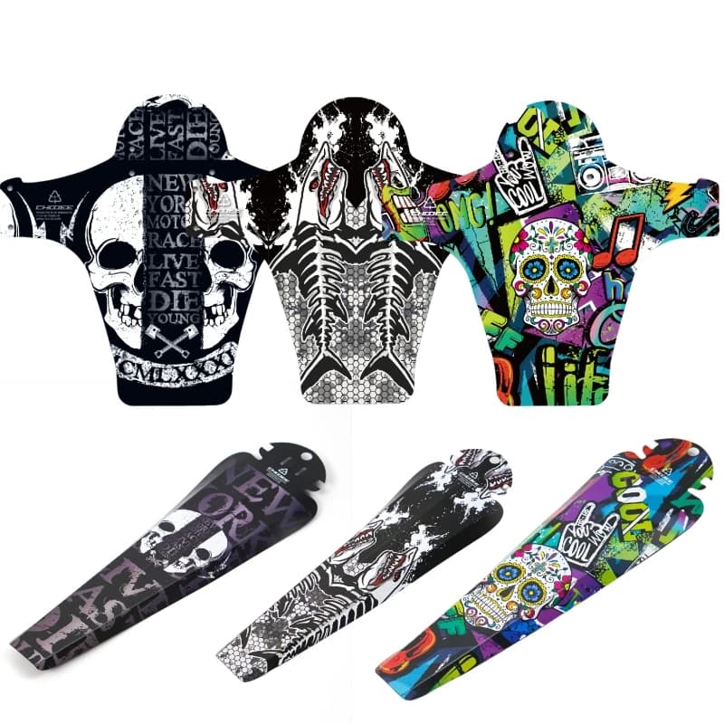 CHOOEE accessori per biciclette MTB Bike Wings per bicicletta anteriore posteriore ruote parafango Mountain Bike parafango parte in bicicletta