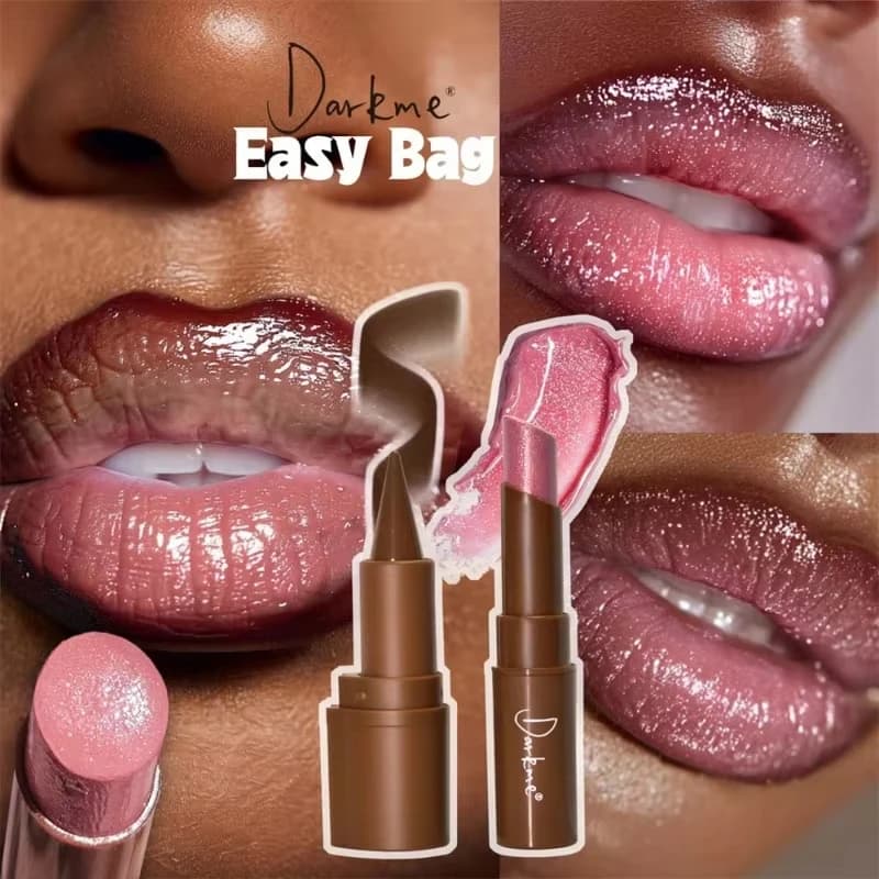 Smooth Lip Liner Pencil with Tapered Tip And Pearlescent Long-Lasting Matte Lipstick Set - Waterproof Sparkling Mirror Makeup Co