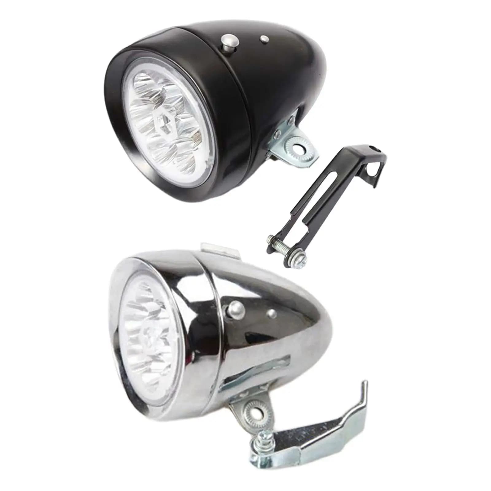 Luce anteriore per bicicletta Luce per bici da strada 6LED resistente all'acqua per guida notturna