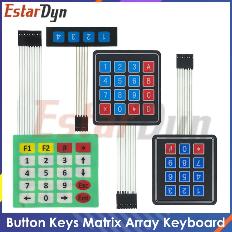 4 12 16 20 Switchboard 1x4 3x4 4x4 4x4 4x5 Keys Matrix Array Keyboard Keyboard Control Panel FAI DA TE Kit For Arduino