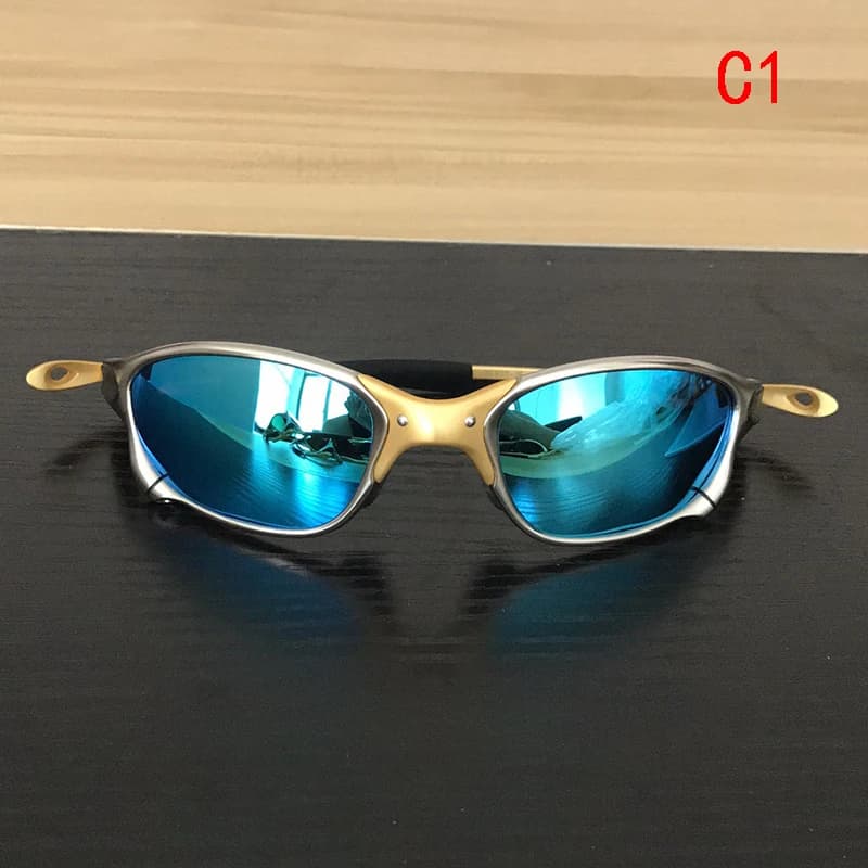 Occhiali da Sole Sportivi Polarizzati con Montatura in Metallo Premium, Perfetti per Gli Appassionati di Ciclismo