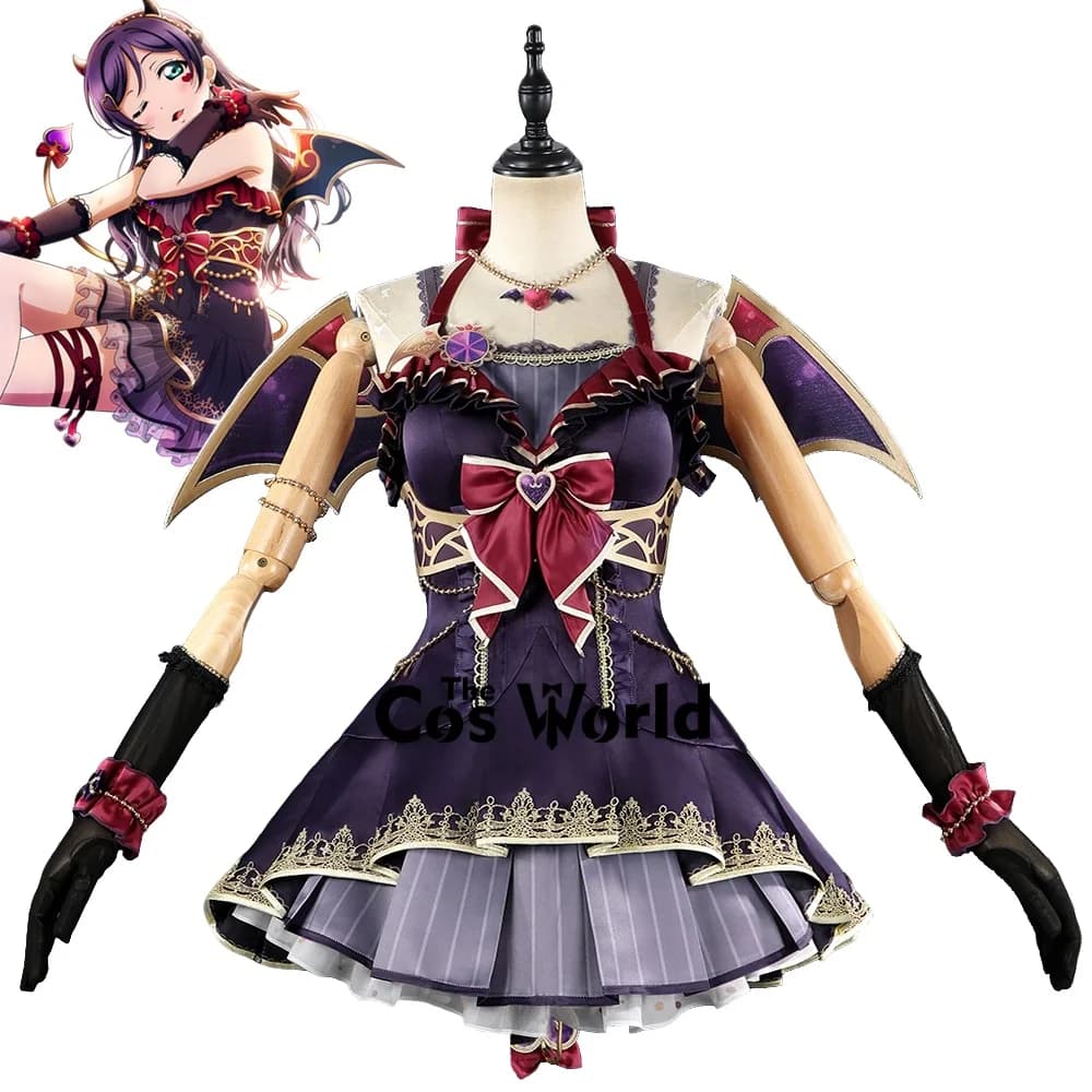 Love Live Nozomi Tojo: Costume da Diavolo Seducente per Cosplay Anime