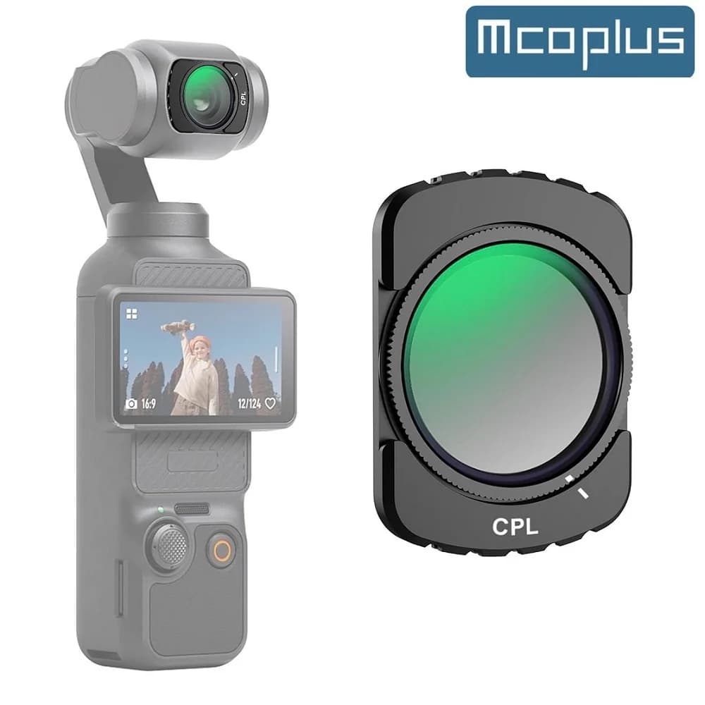 CPL Mcoplus magnetic circular polarizer filter for action camera accessories DJI OSMO Pocket 3