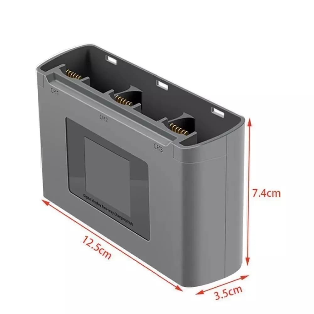 Digital Display Charging Hub for DJI Mini 2 Battery Compatible with Mini 3 Pro/Mini SE/Mini 2/Air 2S Power Bank Drone Accessory