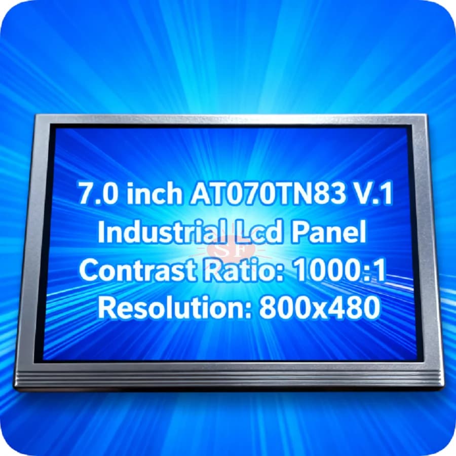 7.0” AT070TN83 V.1 TFT LCD Panel 800*480 Resolution Digital Photo Frame Display with TTL Interface (1 Channel 6-Bit 40 Pins)