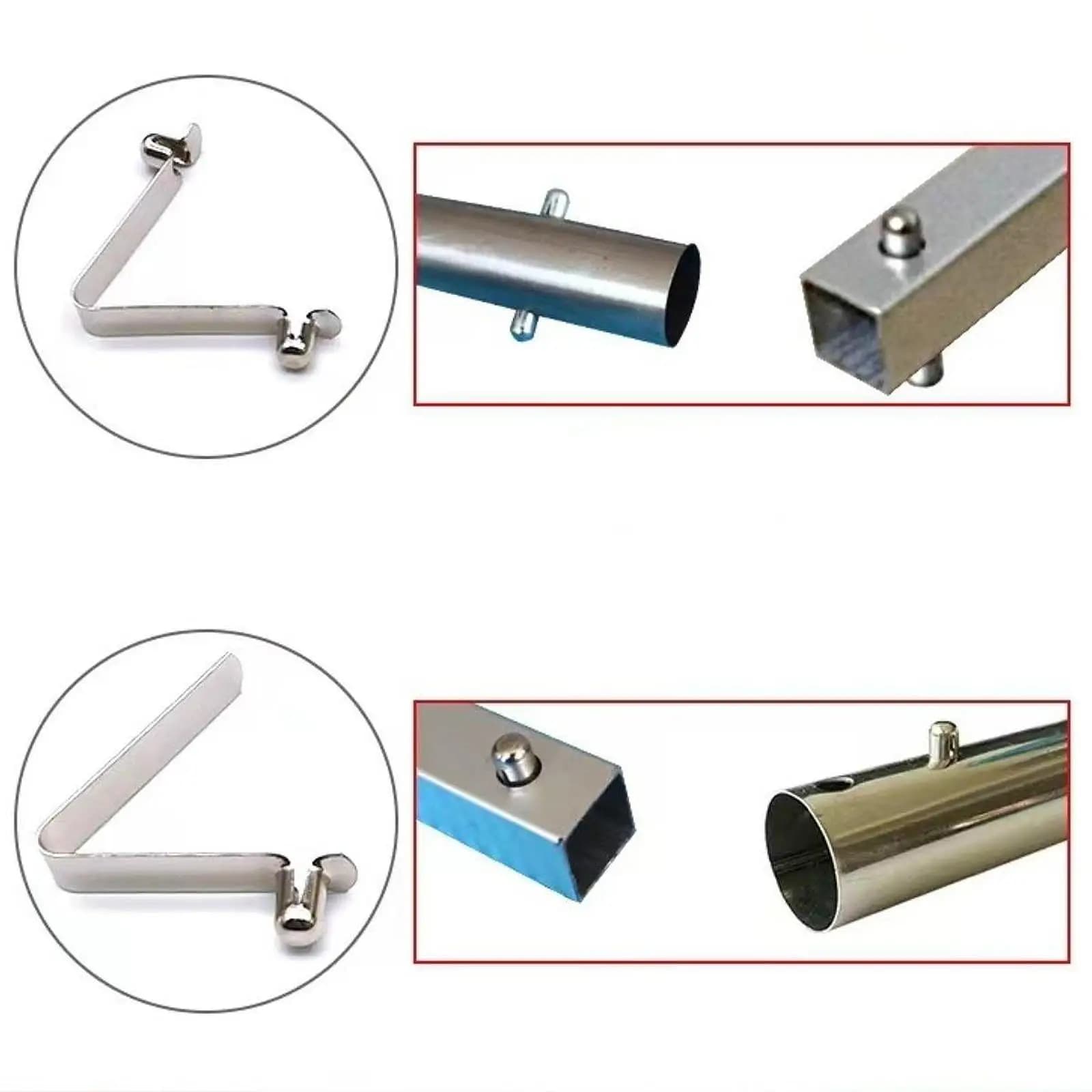 Clip a Molla per Pagaie da Kayak, Fermagli per Pali da Tenda, Accessori per Imbarcazioni e Pesca