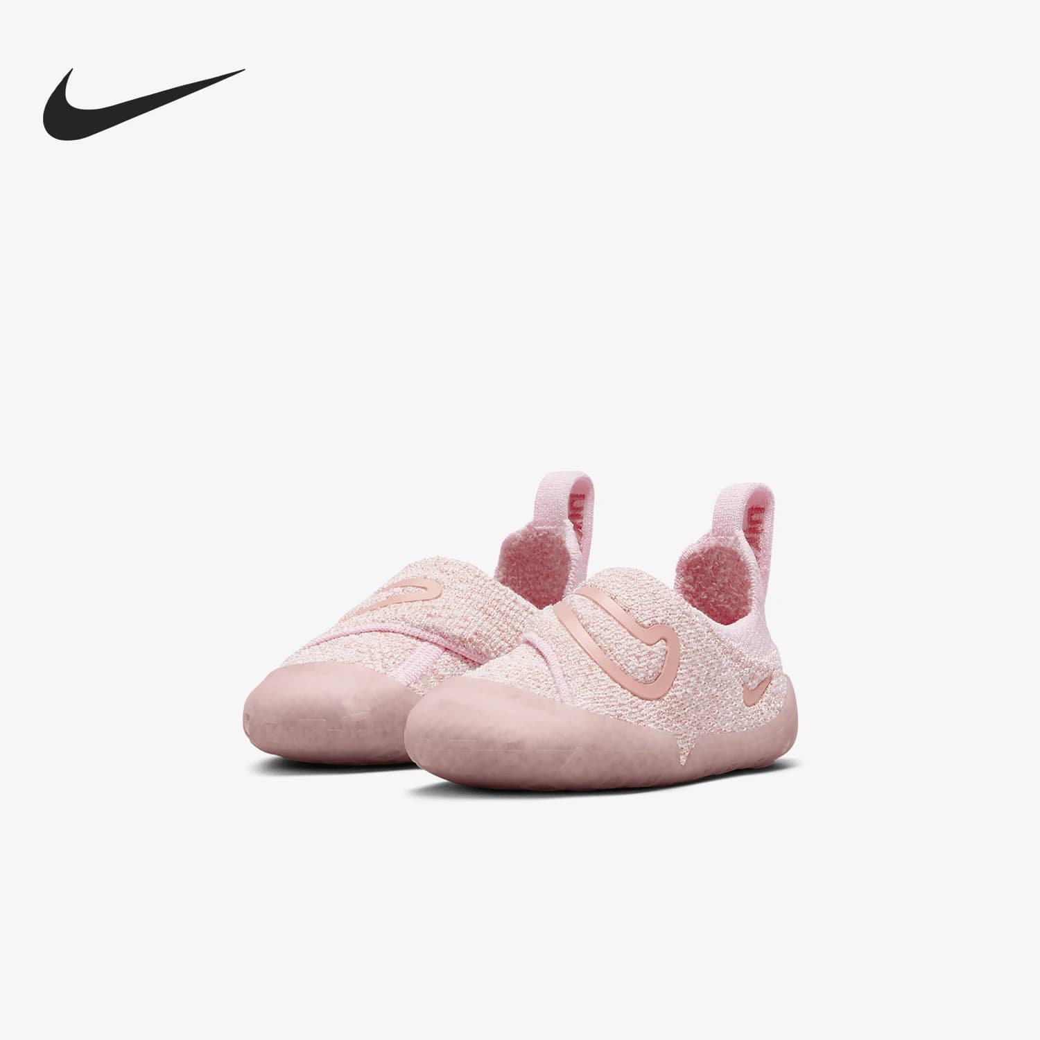 Nike genuine Swoosh 1 baby easy to put on and take off Velcro sneakers FB3244-600