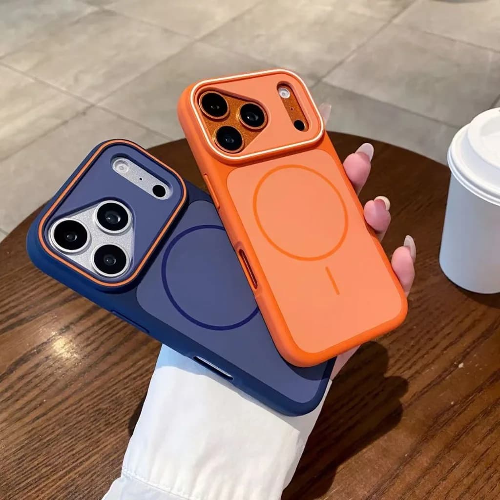 Color Collision For Magsafe Magnetic Phone Case For iPhone 17 Pro Max 15 14 Plus 13 12 11 Wireless Charge Shockproof Cover