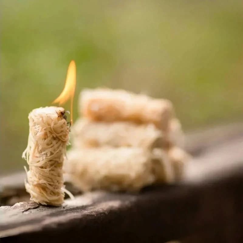30/60/100pcs Natural Fire Starter, Wax Wood Stick, Suitable For Fireplace, Barbecue Stove, Chimney Oven, Charcoal Ignition