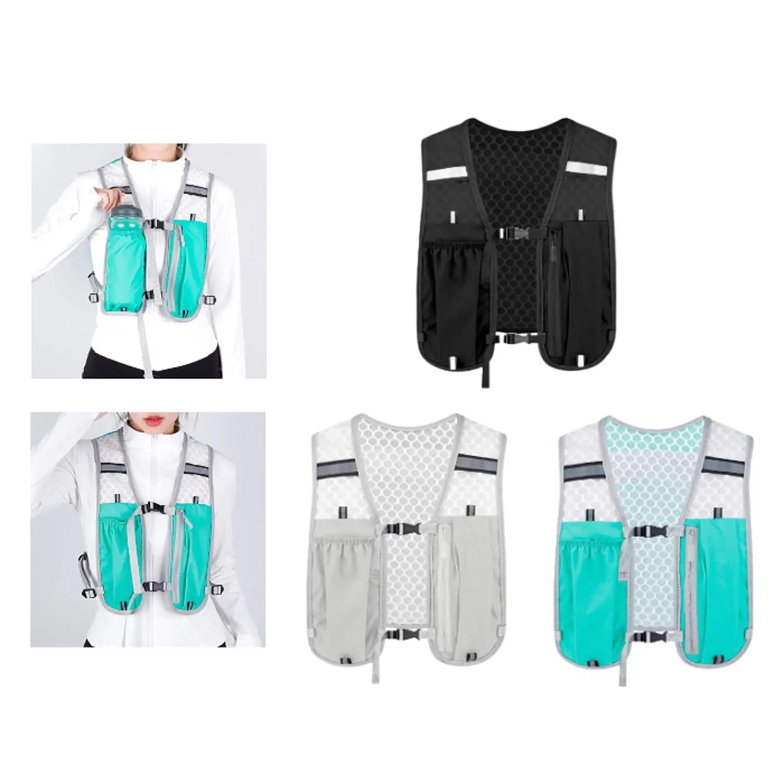 Breathable racing moisturizer vest for cycling, mountaineering, camping