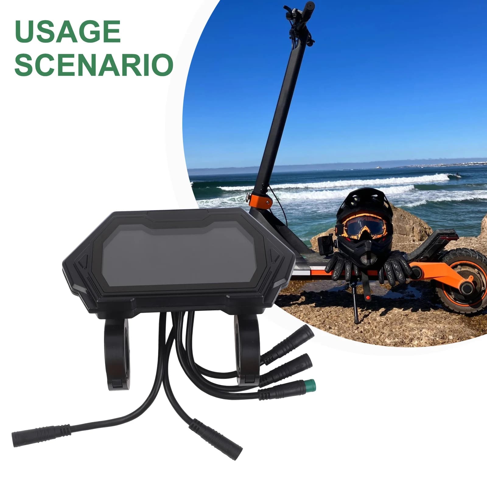Display LCD HD per Monopattino Elettrico KUGOO, Kukirin, G2Pro, G2Max - Pannello Strumenti e Scheda Madre di Controllo