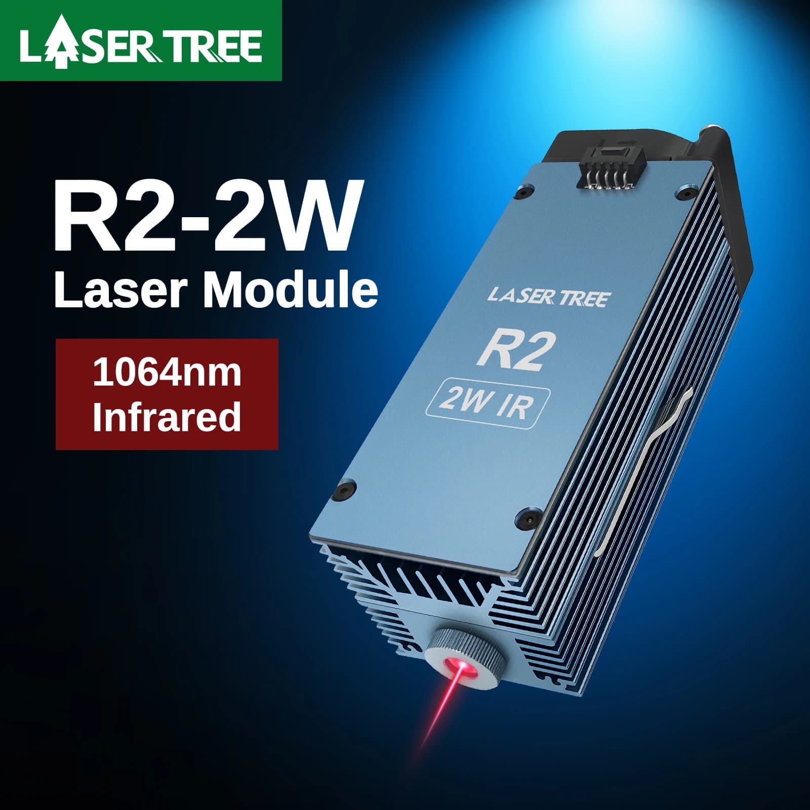 LASER TREE R2 Modulo laser a infrarossi 2W 1064nm per incidere metallo plastico