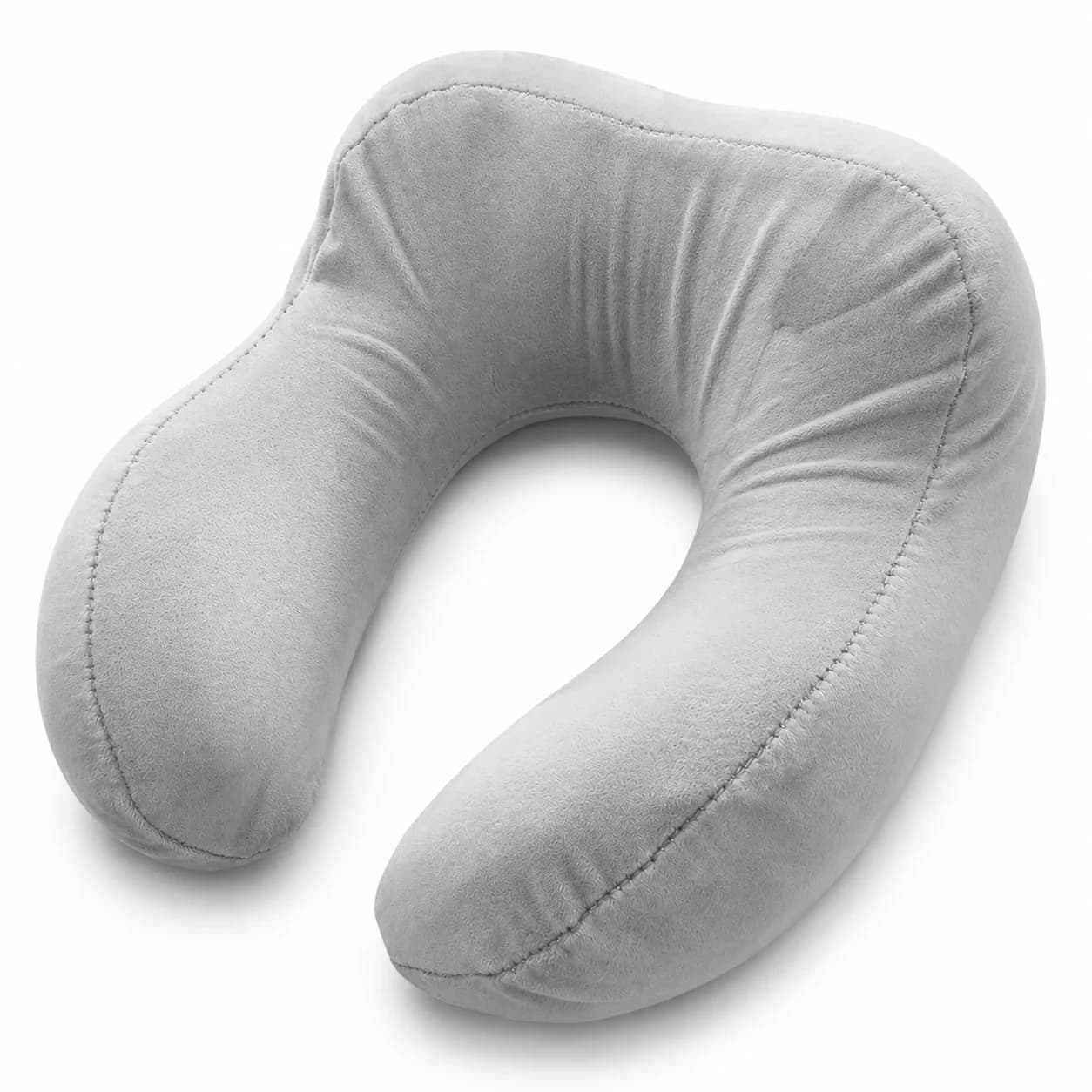 U-Shaped Travel Neck Pillow, Soft Plush Head and Neck Support Cushion for Car, Plane, Office, Road Trips, Adults and Kids