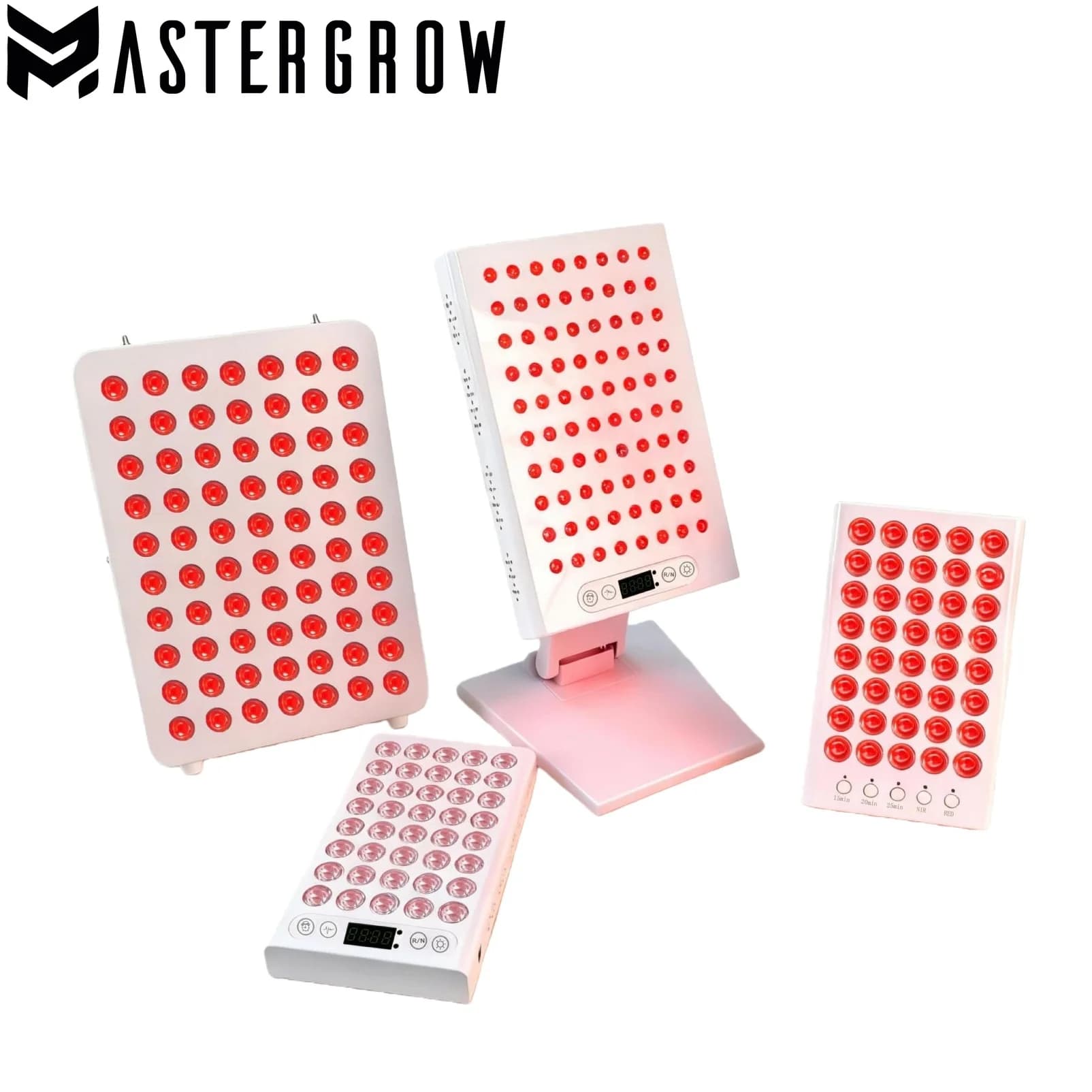 660 nm 850 nm timerable LED red light therapy panel with table support for LED beauty devices with infrared therapy light for face