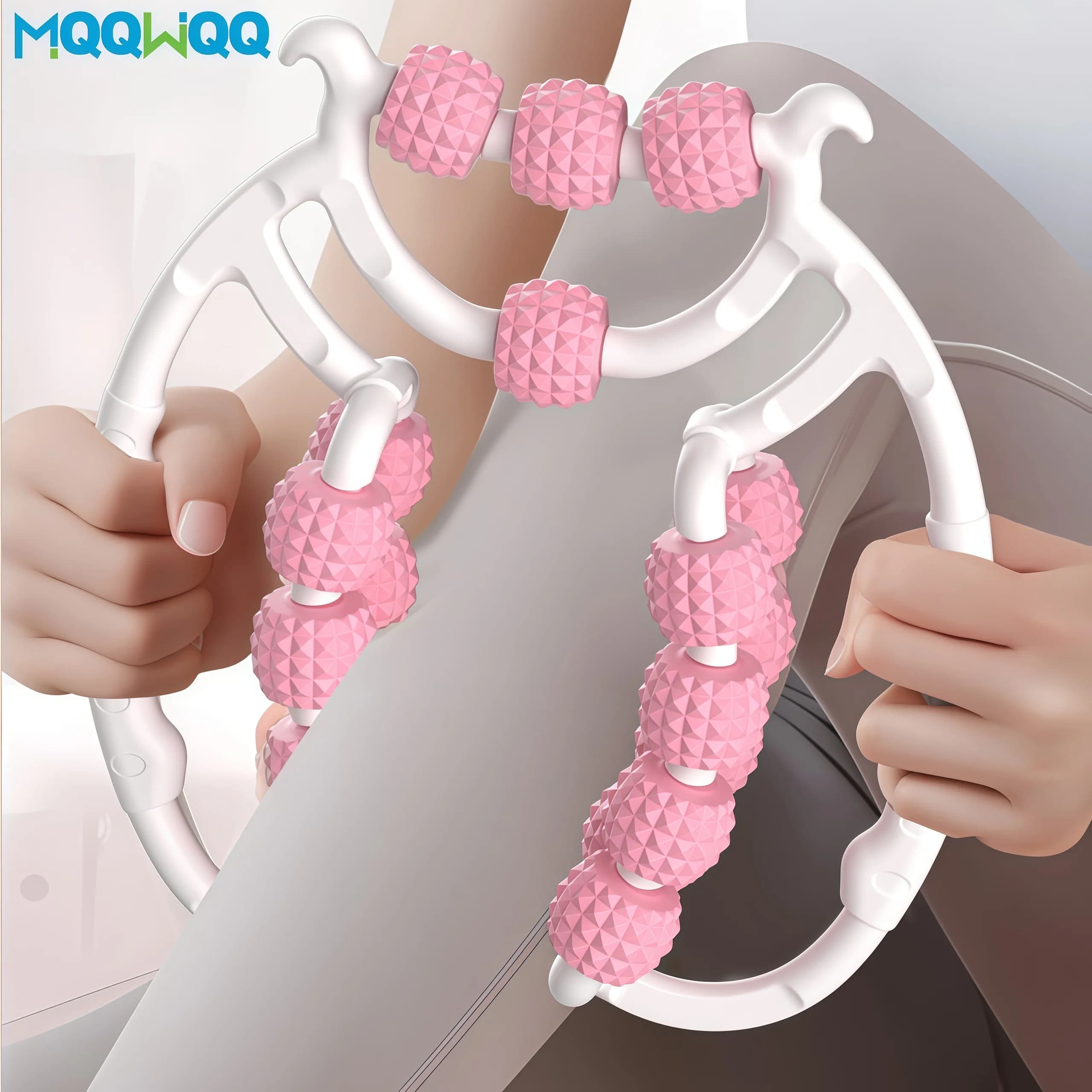 The newest massager with 20 wheel annular leg clamp anti-cellulite massager with slimming roller for body massager for body relaxation