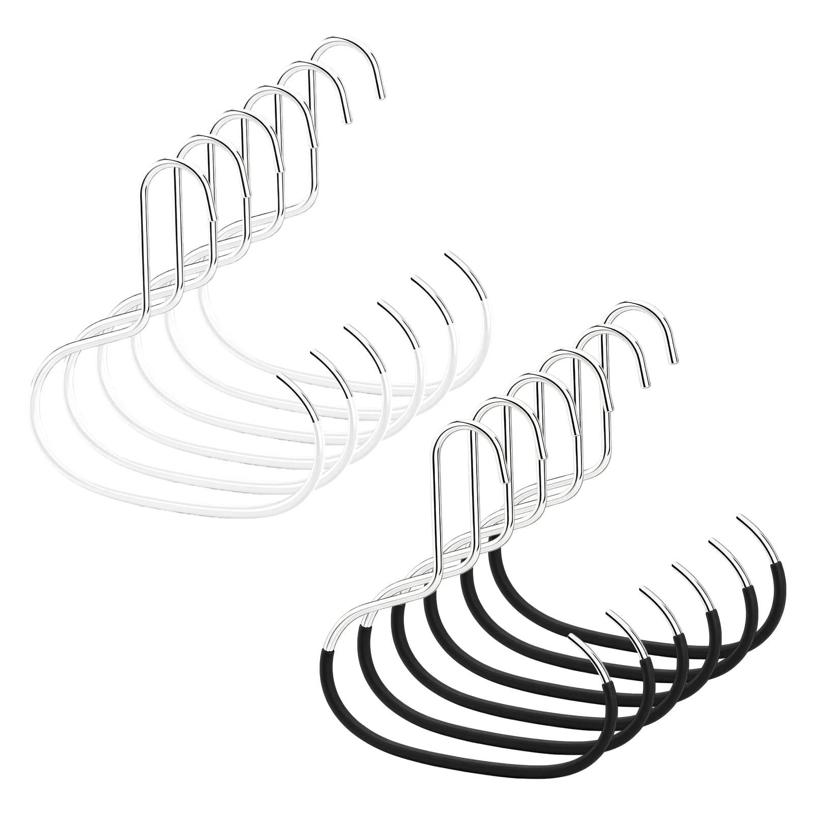 Ganci Organizzatori per Armadio con Appendiabiti Versatile per Sciarpe, Asciugamani, Cravatte, Cappelli, Cinture e Reggiseni