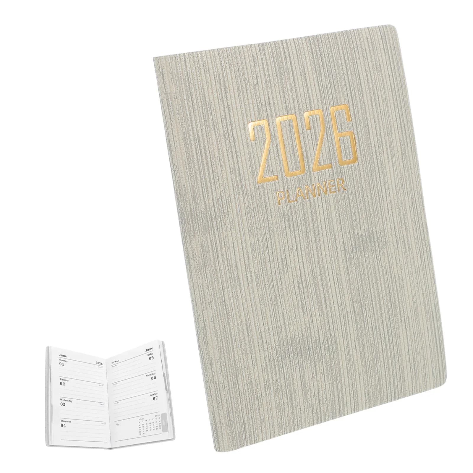 Mini Agenda Tascabile 2026, Pianificatore Giornaliero, Settimanale e Mensile, Piccolo Planner per Studenti, Professionisti, Calendario da Viaggio, Taccuino