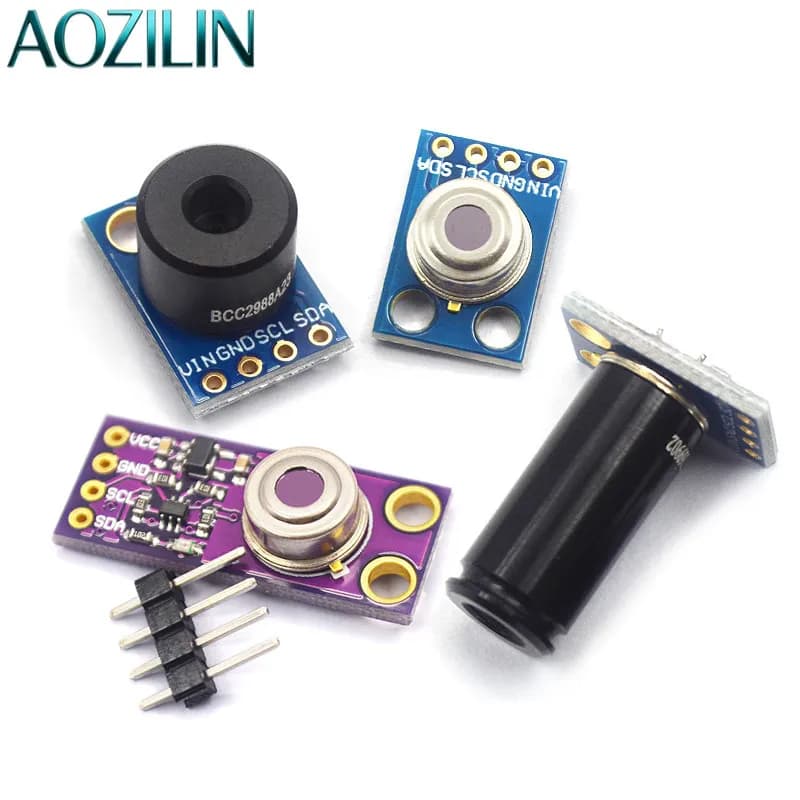 AOZILIN MLX90614 Infrared Temperature Sensor Module I2C Non-contact Thermometer for DIY Projects